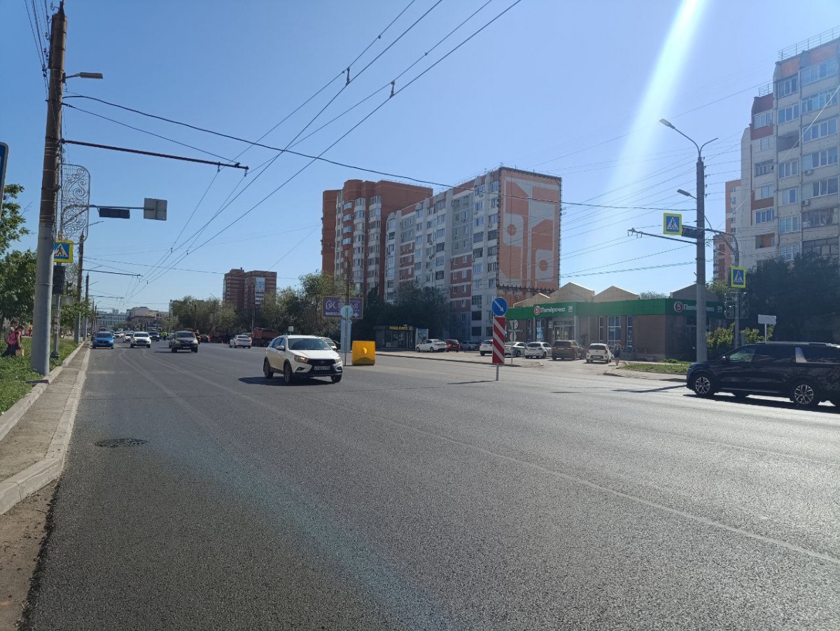 На улице Терешковой Оренбурга появится выделенная полоса для движения общественного транспорта.