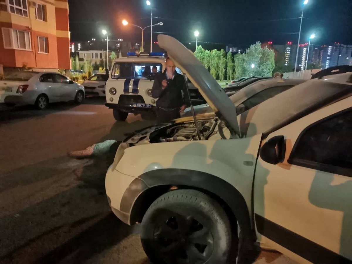 Оренбуржцы решили отомстить за конфликт и сожгли автомобиль