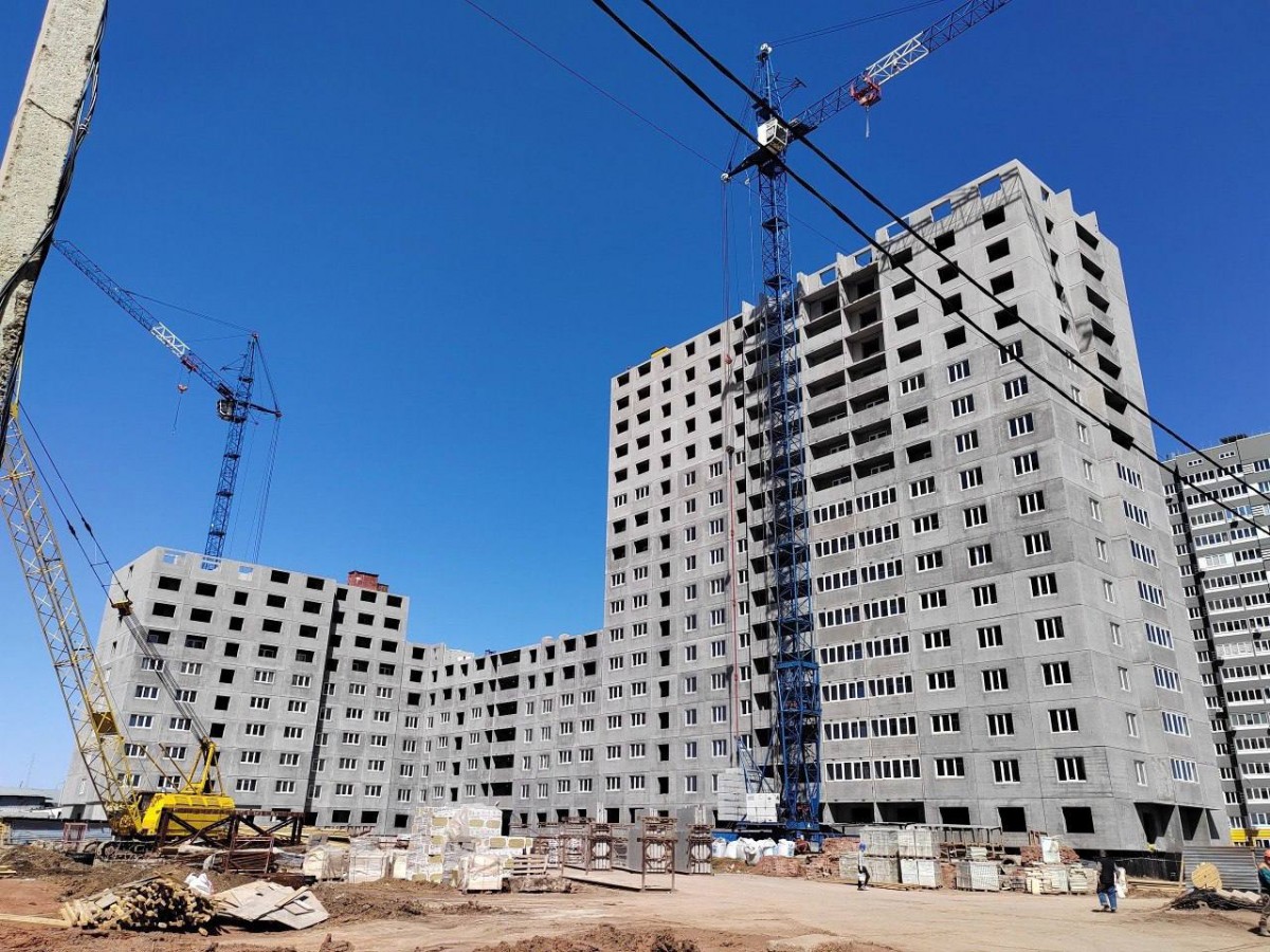 В 2024 году темпы ввода жилья в Оренбуржье почти в 1,5 раза выше, чем годом ранее