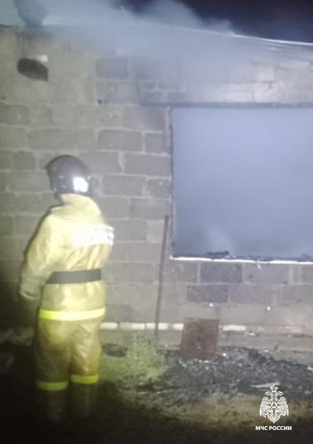В Тоцком районе при пожаре погибли двое мужчин
