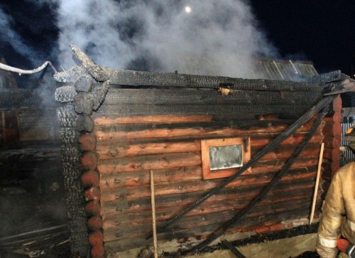 В Илекском районе из-за перекала печи сгорела баня
