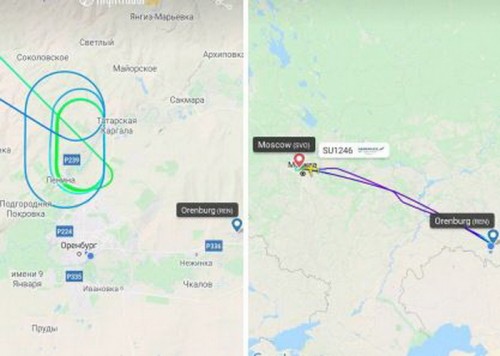 Пассажиры, летевшие накануне из Москвы в Оренбург, вернулся обратно в Москву
