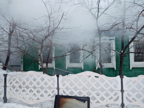 ГУ МЧС: подробности возгорания дома в Переволоцком районе