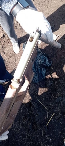 Полицейские изъяли пистолет, изготовленный из подводного оружия