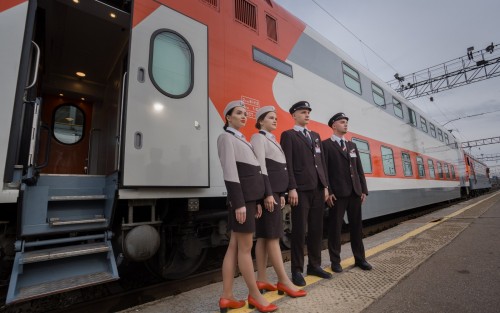 19 апреля на станции Оренбург состоялась презентация второго брендированного туристического вагона региона. 19 апреля на станции Оренбург состоялась презентация второго брендированного туристического вагона региона.