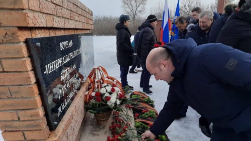 В селе Ивановка Оренбургского района открыт мемориал воинам-интернационалистам