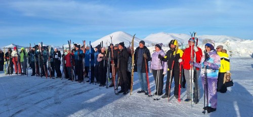 Первая «Медицинская лыжня» состоялась в Кувандыке