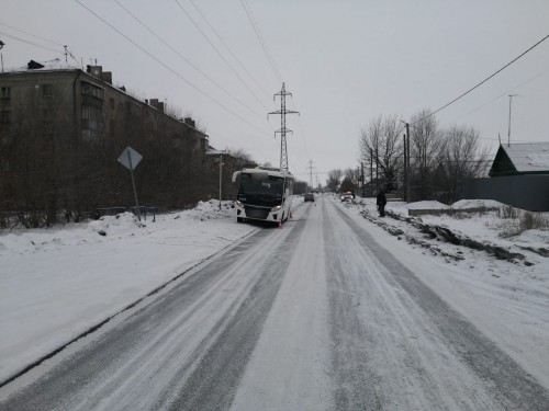 Инспекторы ГИБДД Новотроицка  устанавливают обстоятельства наезда на несовершеннолетнего