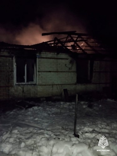 На пожаре в Первомайском районе погибли 2 человека