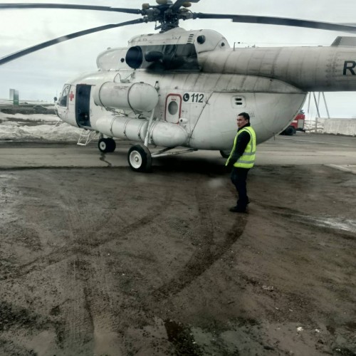 Вертолет санавиации транспортировал пациентку, нуждающуюся в срочной операции, из Кваркено в Оренбург