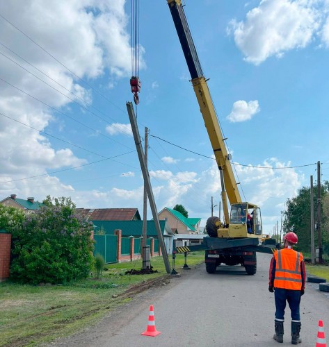 В Оренбурге и ближайших посёлках восстанавливают линии электропередачи, повреждённые паводком