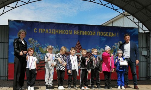 Эстафета «Победители» прошла в Курманаевском районе