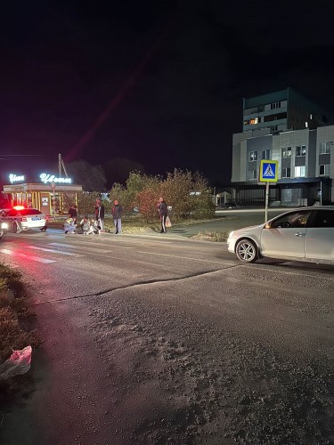 В Орске водитель сбил девочку пешехода и скрылся