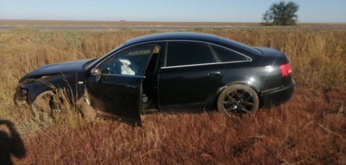 В Илекском районе водитель из Самары врезался в дорожный знак