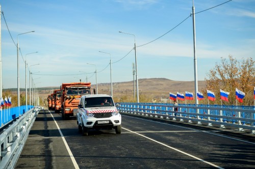 В Сорочинске официально открыли движение по путепроводу