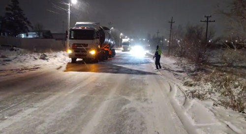 В Орске полицейские оперативно устранили автомобильный затор