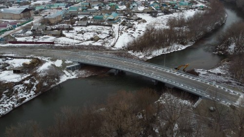 В Оренбуржье завершен ремонт моста через реку Дёму