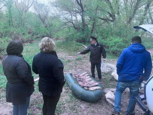 В Беляевском районе задержали браконьера с 33 лещами