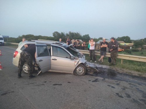 В Курманаевском районе в дтп погиб водитель Приоры