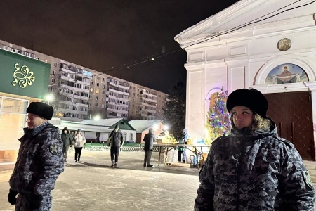 В Оренбургской области Росгвардия обеспечила общественный порядок в период празднования Крещения Господня