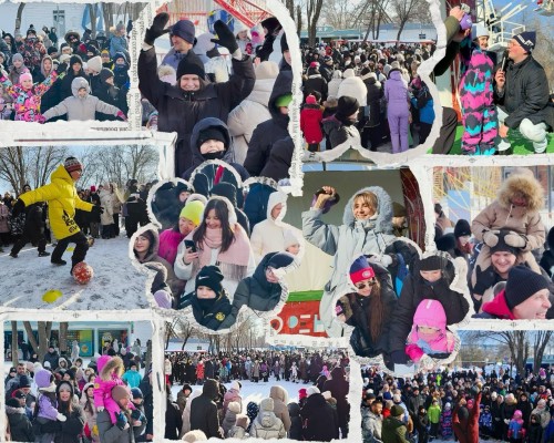 В Оренбурге ООО «Сладковско-Заречное» организовало веселые гуляния Масленицы 