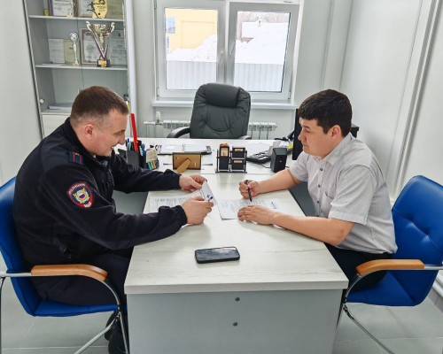 В Саракташском районе полицейские посетили центр занятости населения