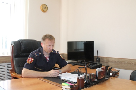 Начальник Управления вневедомственной охраны проведет прямую линию с гражданами по вопросу трудоустройства на службу в Росгвардию и поступления в ведомственные институты
