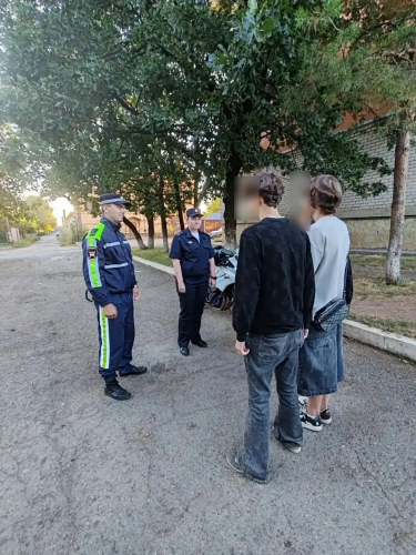 В Ленинском районе Оренбурга задержали 12-летнего водителя мопеда без прав