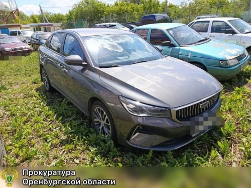 В Оренбургском районе у пьяного рецидивиста изъяли иномарку Geely
