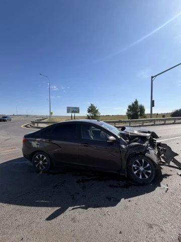 В Северном районе на трассе М-5 столкнулись две легковушки, пострадала школьница