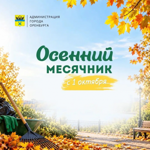 Осенний месячник стартует в Оренбурге