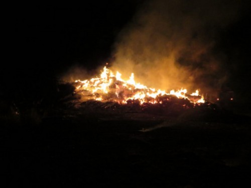 В Кваркено сотрудниками полиции задержан поджигатель сена