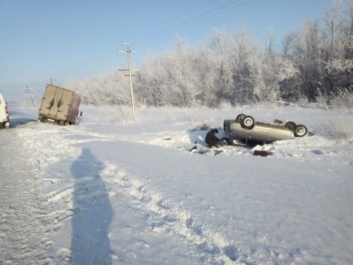 В Новосергиевком районе на автомобильной дороге Оренбург – Самара произошло ДТП
