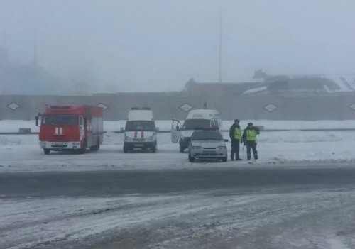 В Переволоцком районе перекрыто движение автомобильного транспорта