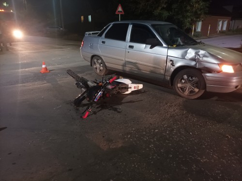 В Бузулуке несовершеннолетний на питбайке совершил ДТП