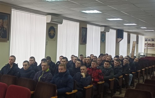 сотрудниками УНК УМВД России по Оренбургской области  провели встречу с призывниками 