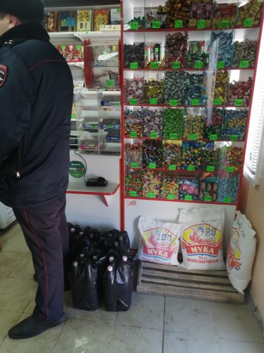 Сотрудниками полиции выявлен факт незаконной продажи алкоголя   