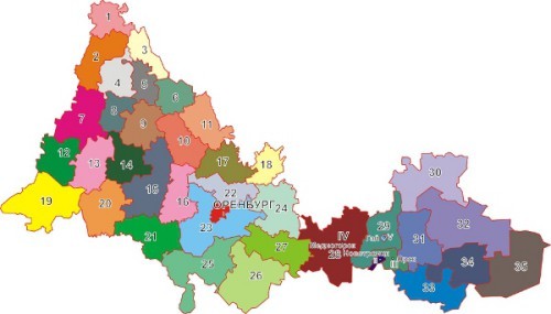 90% границ муниципальных образований и населенных пунктов Оренбуржья внесены в госреестр недвижимости