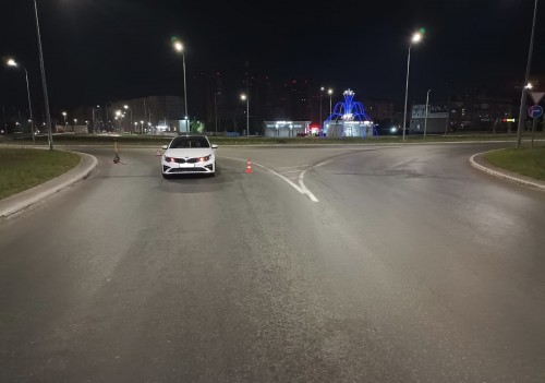 Сотрудниками ГИБДД проводится проверка по факту ДТП с участием электросамоката