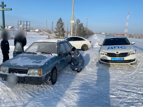 Оренбургскими сотрудниками ДПС задержан подозреваемый в угоне автомобиля