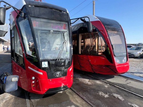 Трамваи «Львенок» начали перевозку пассажиров в Новотроицке