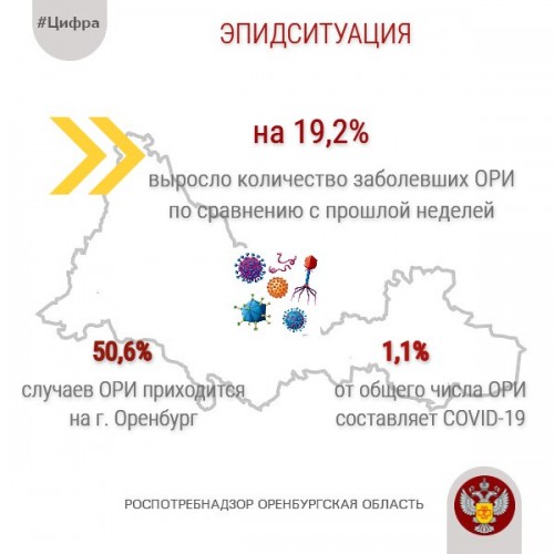 Оренбуржцы стали чаще болеть острыми респираторными инфекциями