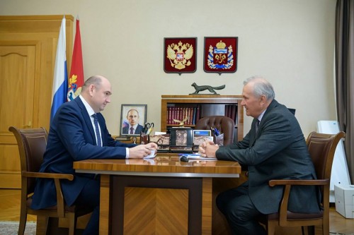 Евгений Солнцев встретился с лидером общественных деятелей Оренбуржья