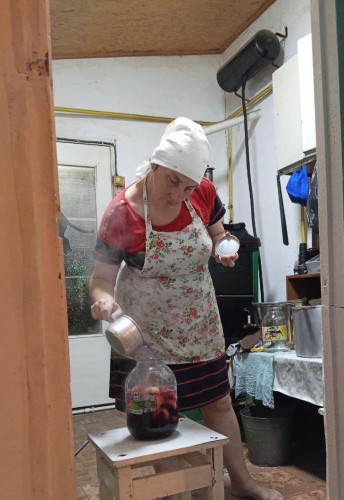 Женщина из Переволоцкого района заготавливает компоты и разносолы для участников СВО Женщина из Переволоцкого района заготавливает компоты и разносолы для участников СВО