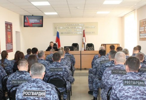 В Управлении вневедомственной охраны Росгвардии подвели итоги служебно-боевой деятельности за 2025 год