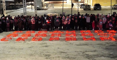 В Оренбурге почтили память героев СВО, зажёгши свечи