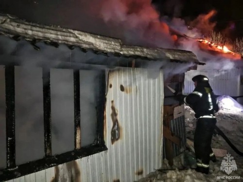 В Бузулуке на пожаре пострадал человек