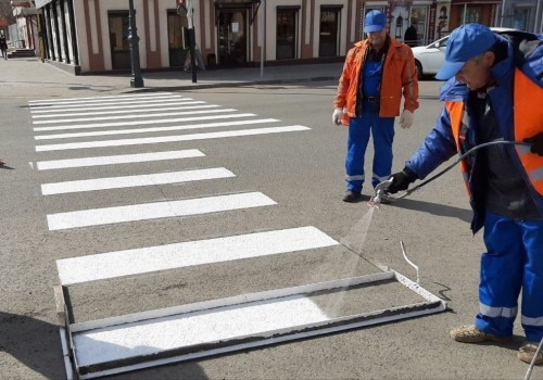 В Оренбурге обновят дорожную разметку
