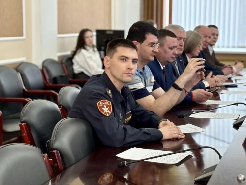 В Оренбургской области росгвардеец принял участие в заседании Наблюдательного совета Российского общества «Знание»