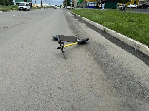 В Гайском городском округе сбили подростка на самокате